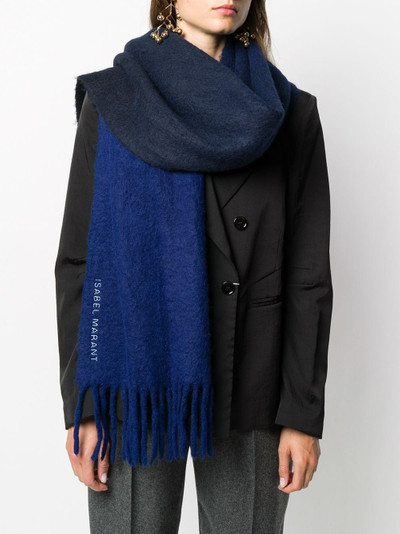 Isabel Marant Firna fringed-edge scarf outlook