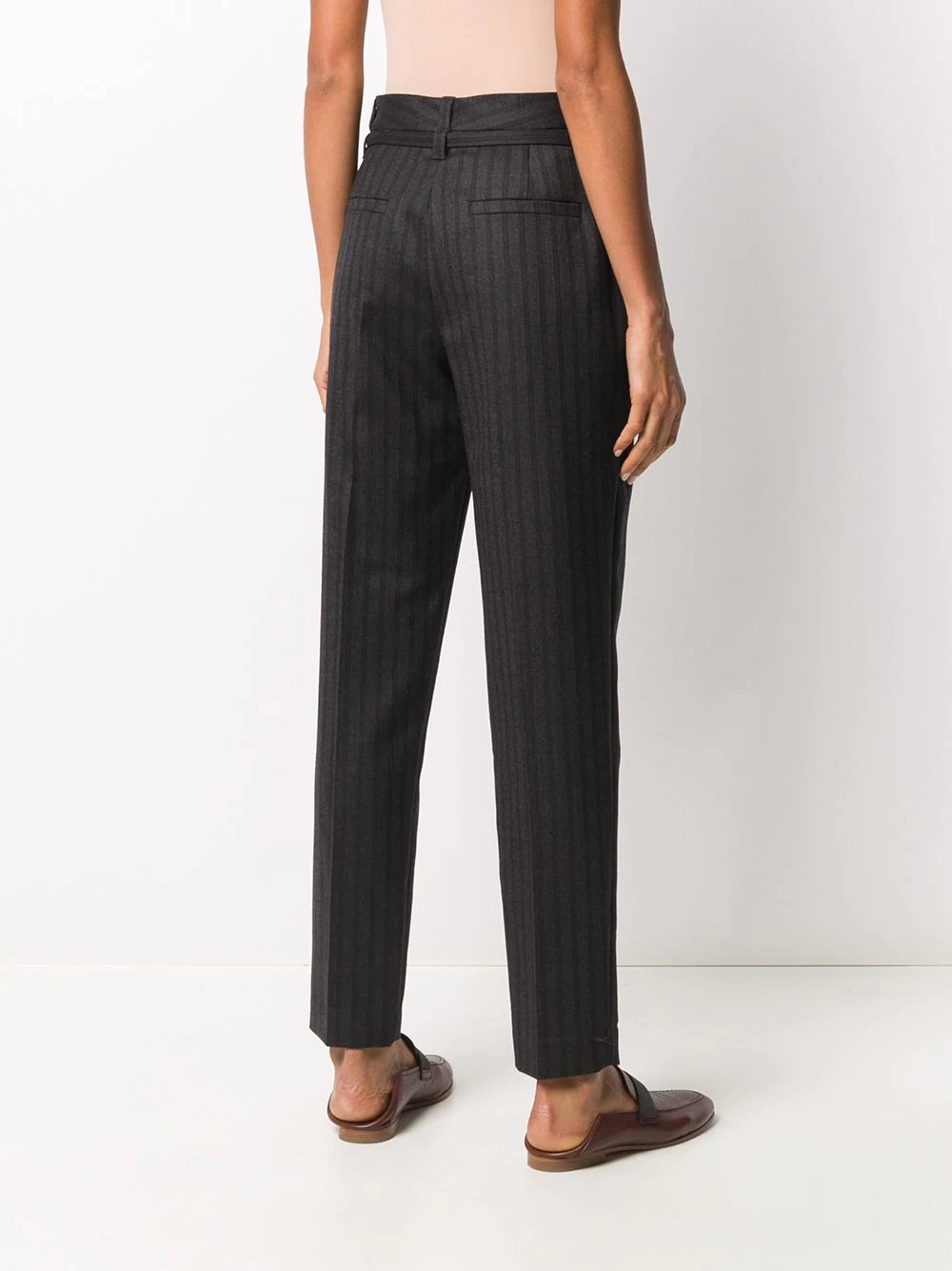 striped tailored trousers - 4