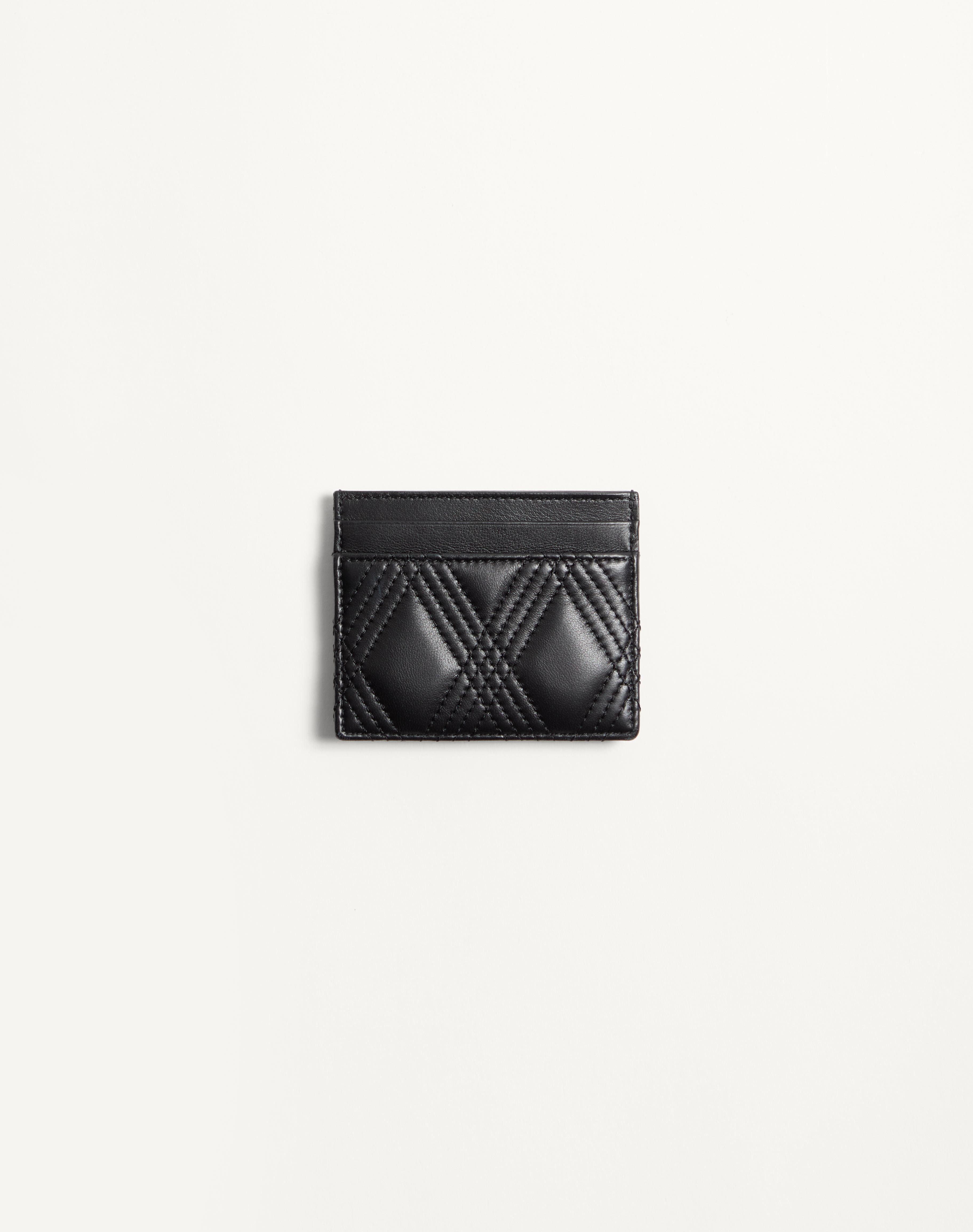 VALENTINO GARAVANI QUILTIE 67 CARDHOLDER IN QUILTED NAPPA LEATHER - 3