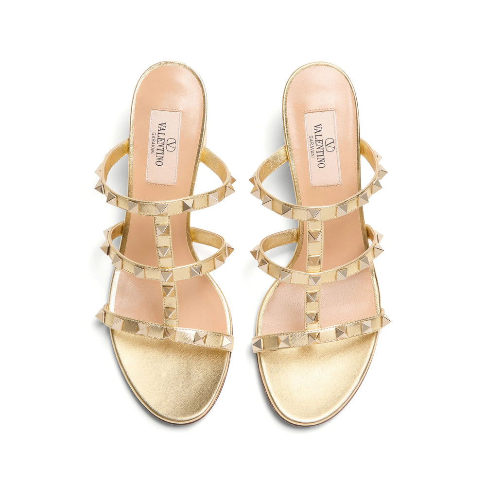 Valentino Garavani Gold Mules Women - 4