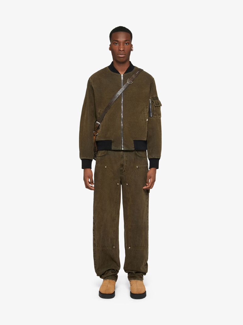 Givenchy REVERSIBLE BOMBER JACKET IN DENIM outlook
