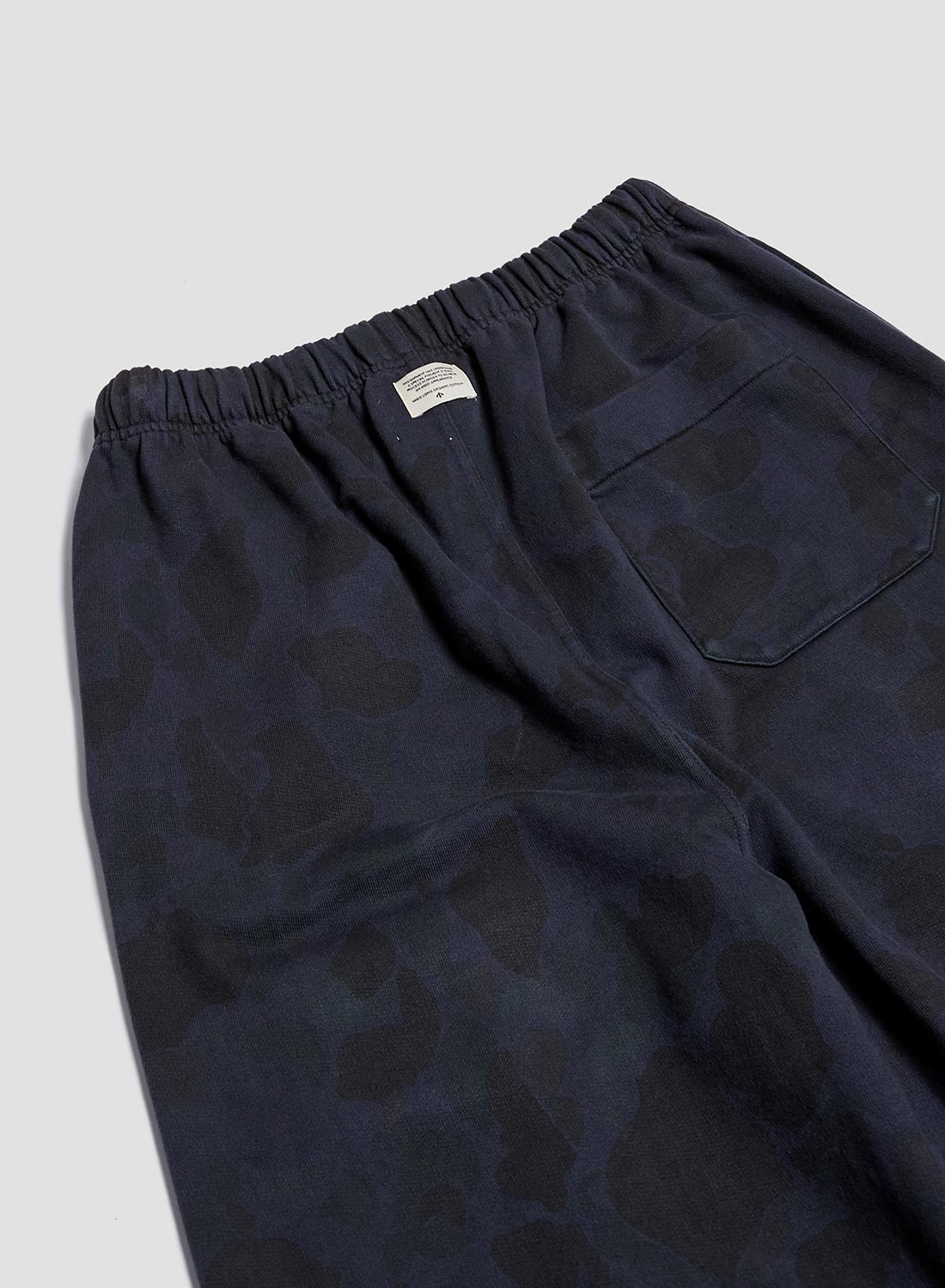 Drawstring Sweat Pant in Overdyed Camo - 6