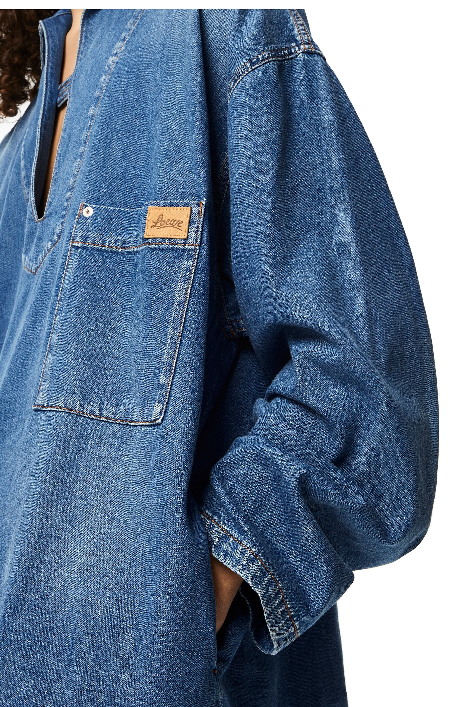 Vareuse shirt in denim - 5