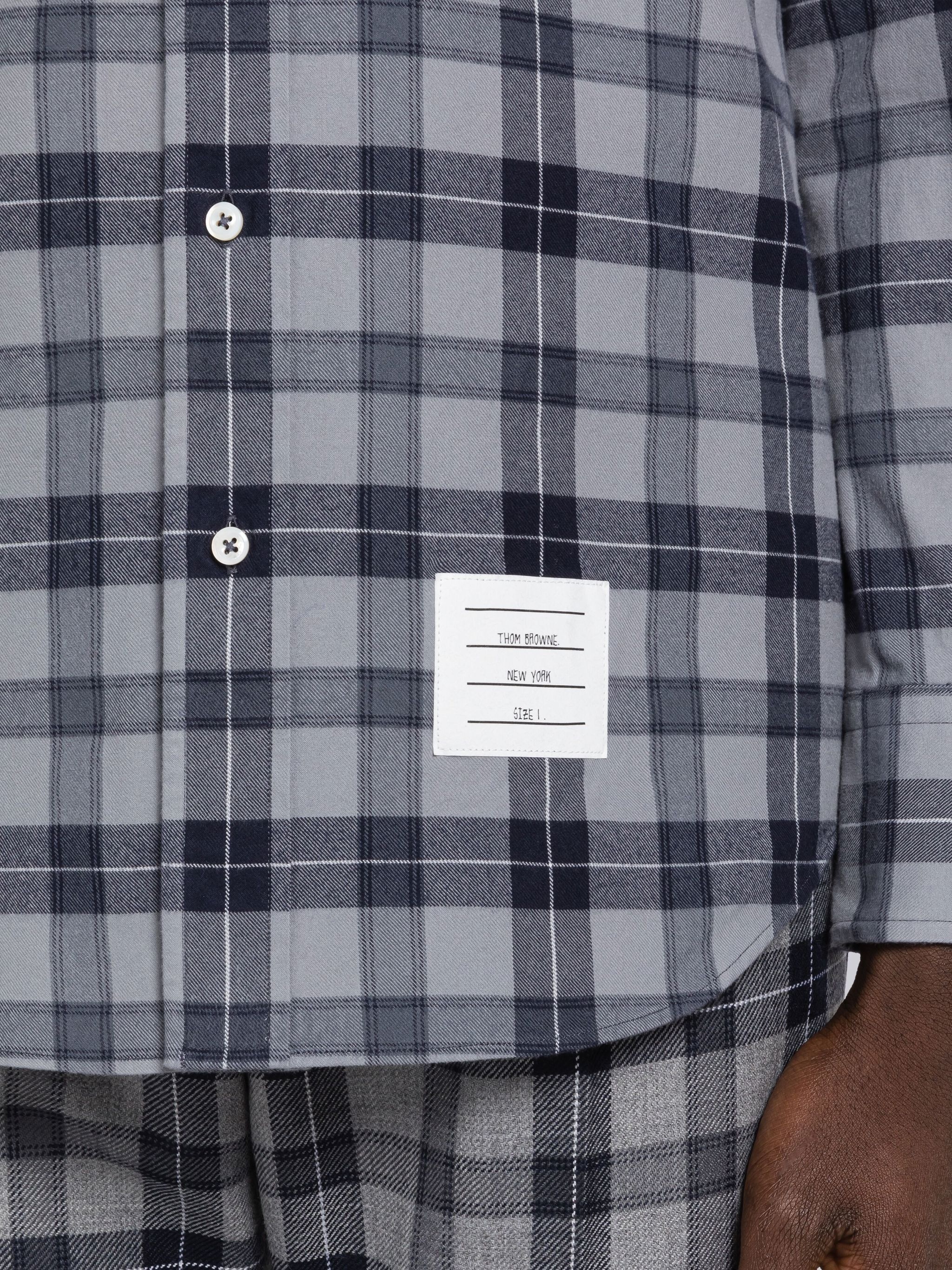 Tartan Flannel Straight Fit Shirt - 6