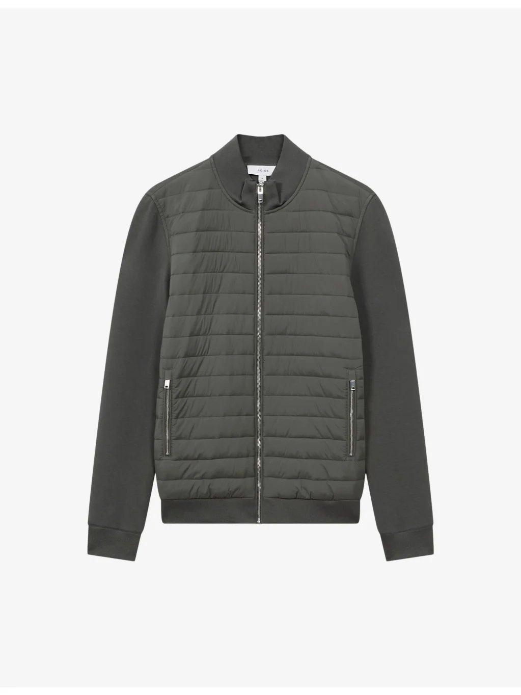 Freddie quilted knitted cotton-blend jacket - 1