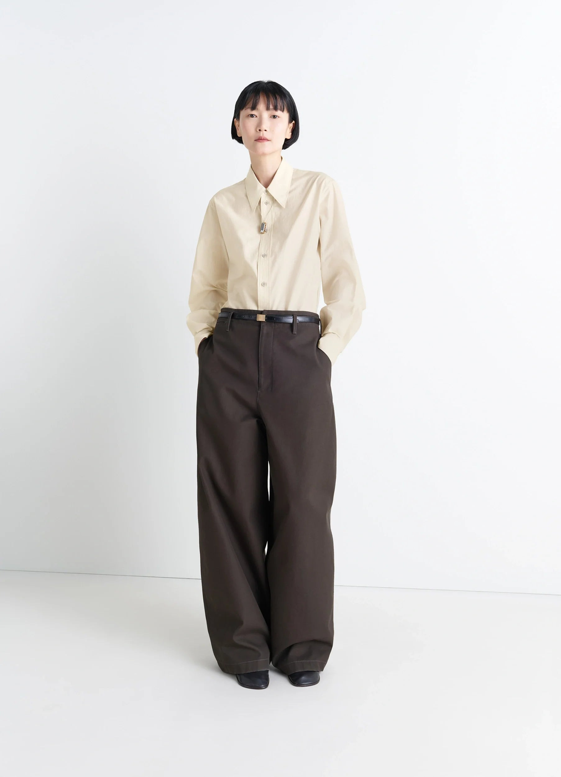 POINTED COLLAR SHIRT - 3
