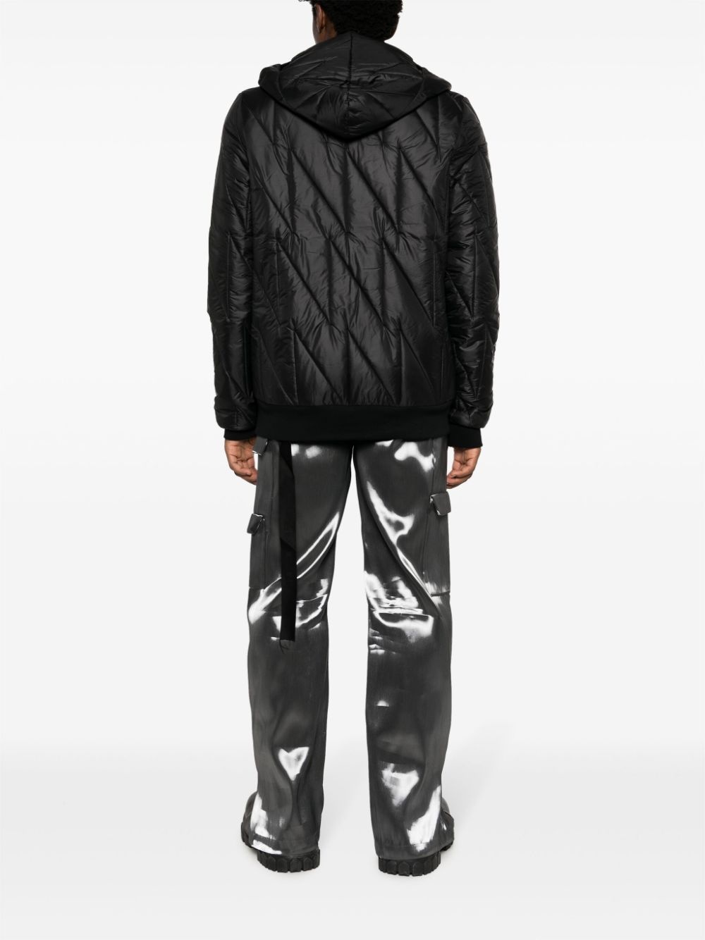 Gimp quilted hooded jacket - 4