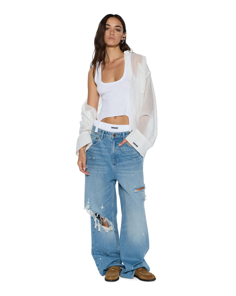 Ksubi ORIGIN TANK GARTER WHITE outlook