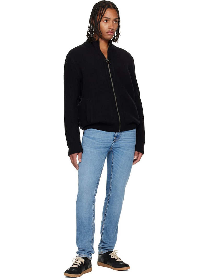 Nudie Jeans Blue Lean Dean Jeans outlook