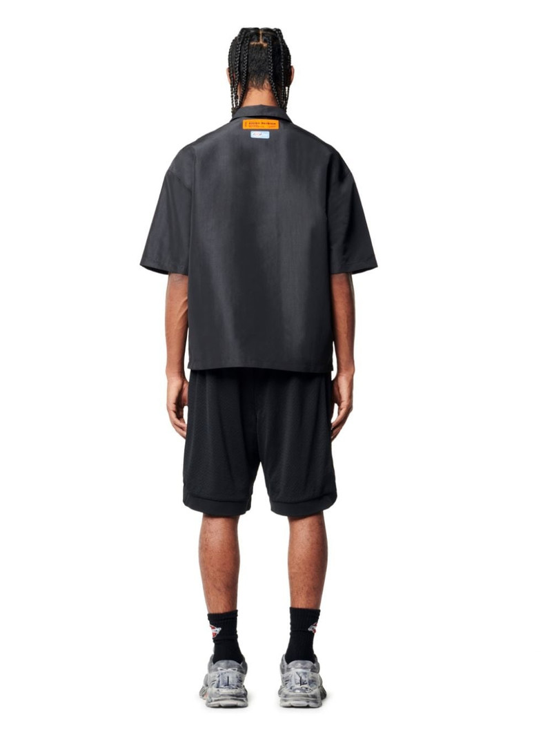 Ex-Ray Nylon Zip Ss Shirt 4