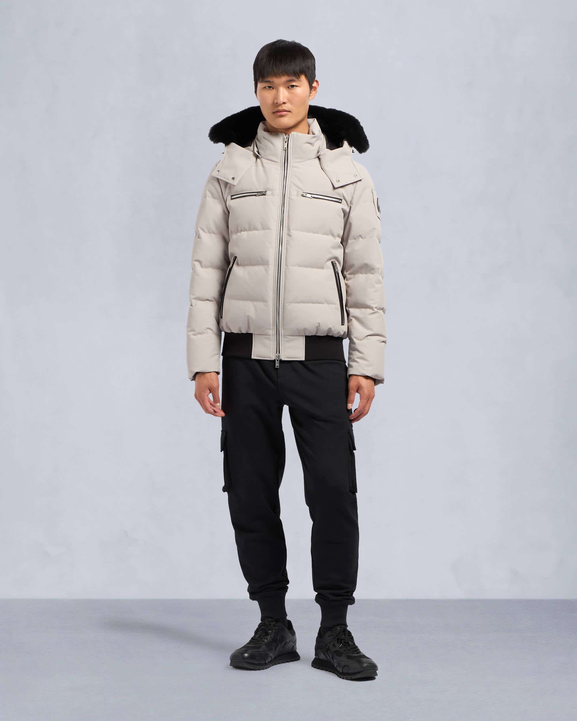 CLOUD SHEARLING BOMBER JACKET - 2