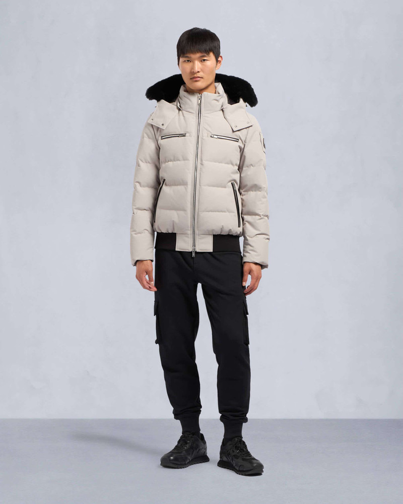 MOOSE KNUCKLES CLOUD SHEARLING BOMBER JACKET outlook