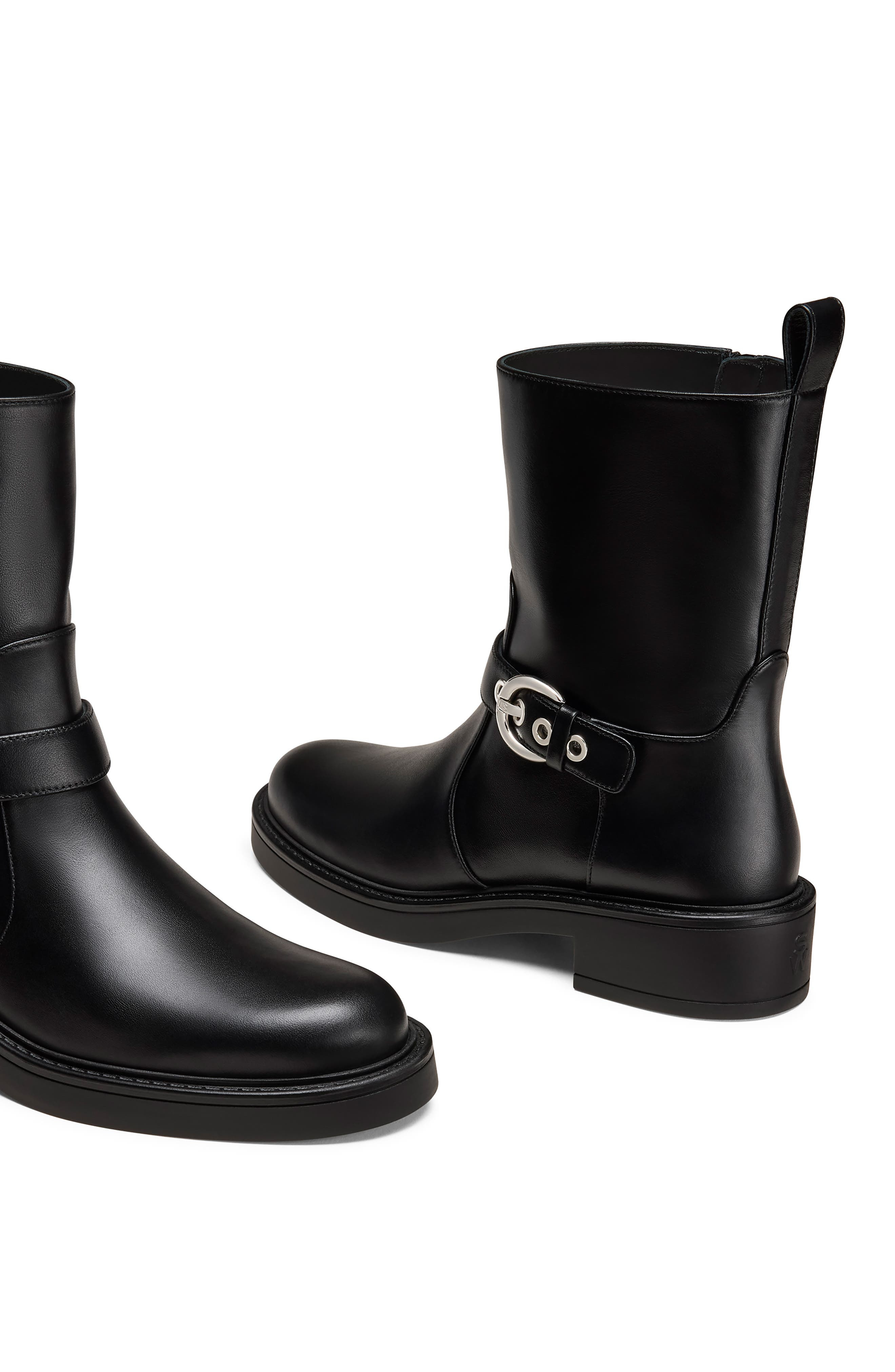 Stuart Weitzman Chrystie Zip Bootie in Black at Nordstrom - 4