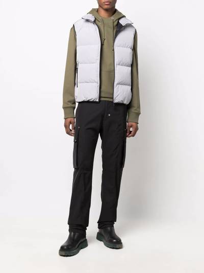 DSQUARED2 logo-print padded gilet outlook