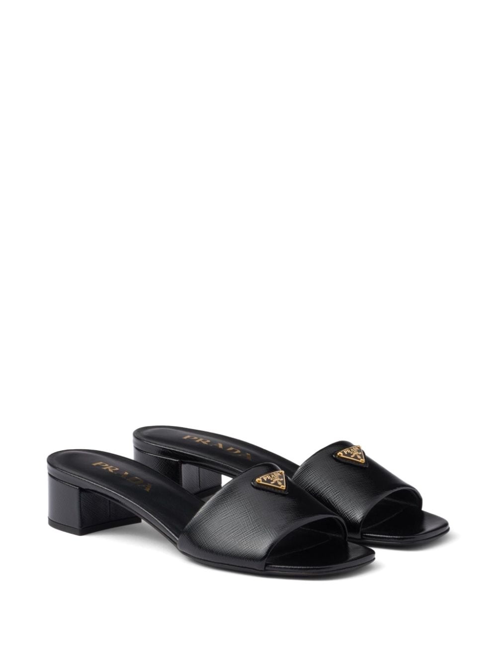 35mm logo-appliquÃ© mules - 2