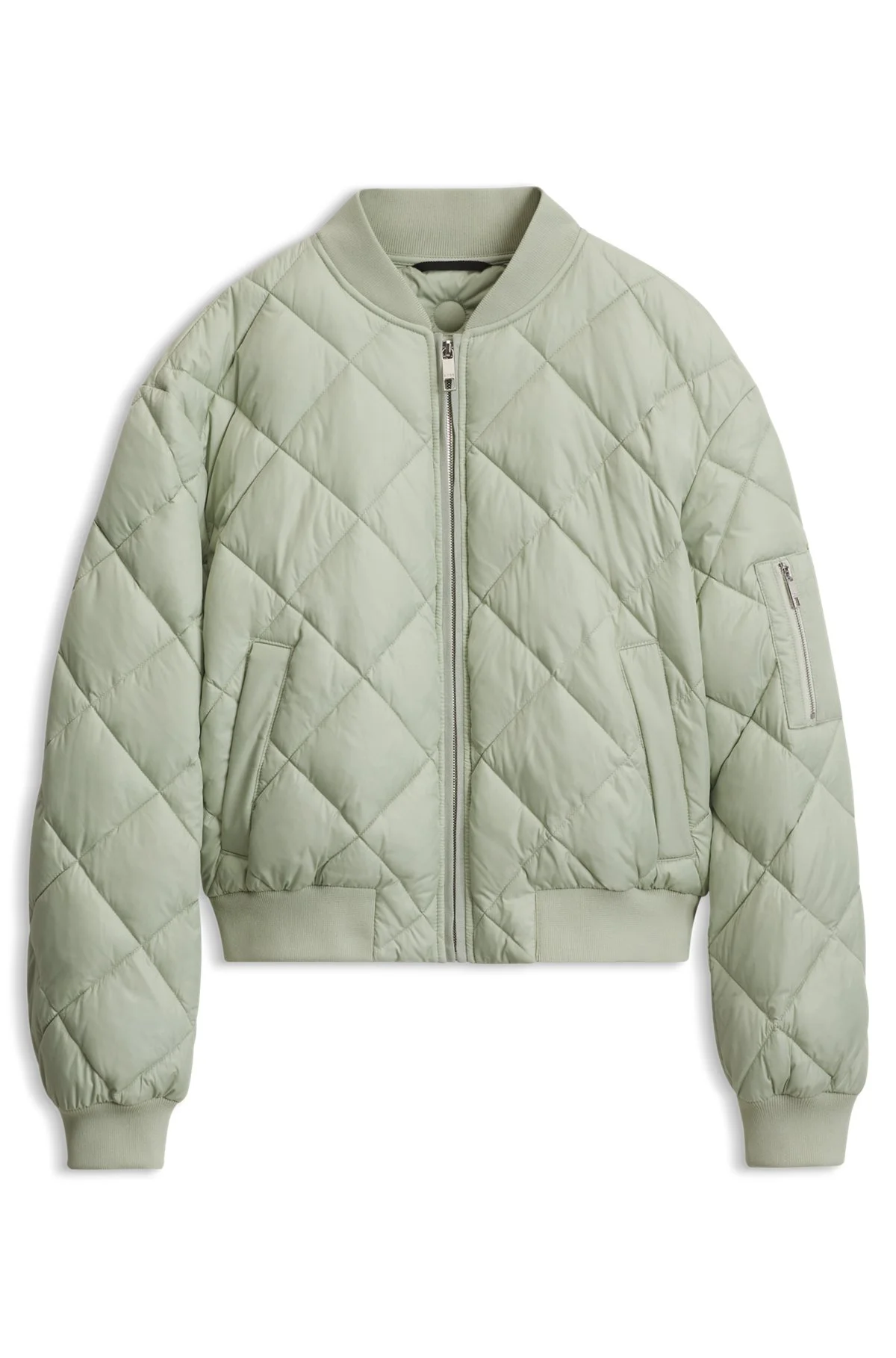 WATER-REPELLENT JACKET WITH DIAMOND QUILTING - 1