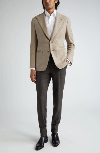 THOM SWEENEY Casual Wool & Cashmere Twill Pants outlook