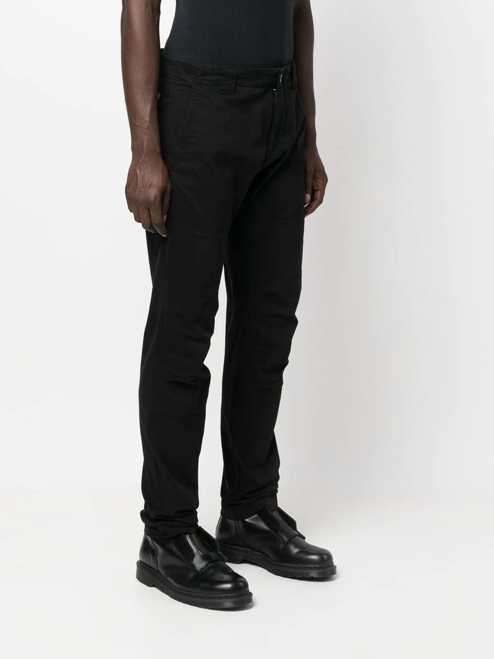 slim-cut leg chino trousers - 3