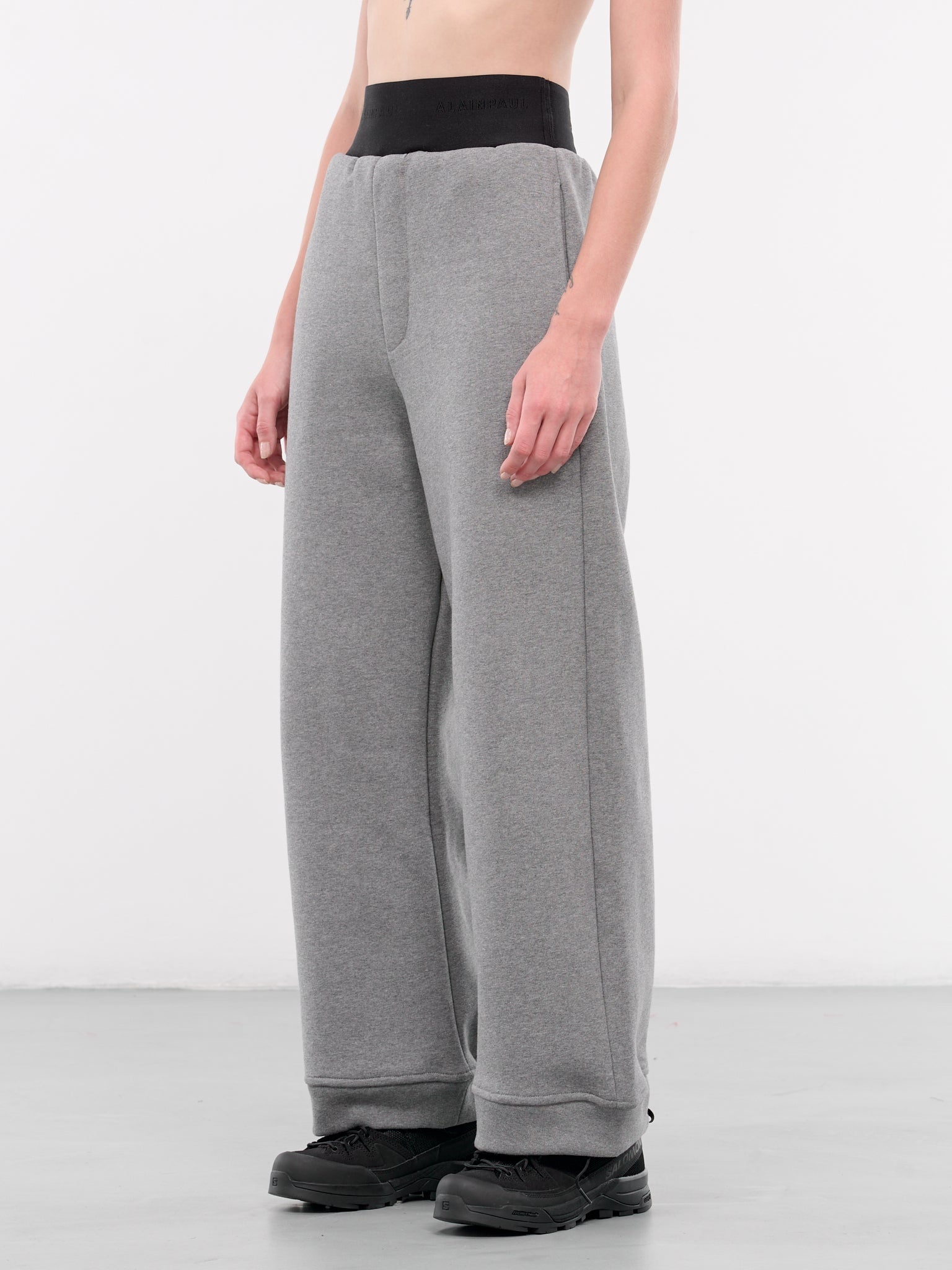Elastic Waistband Sweatpants - 2