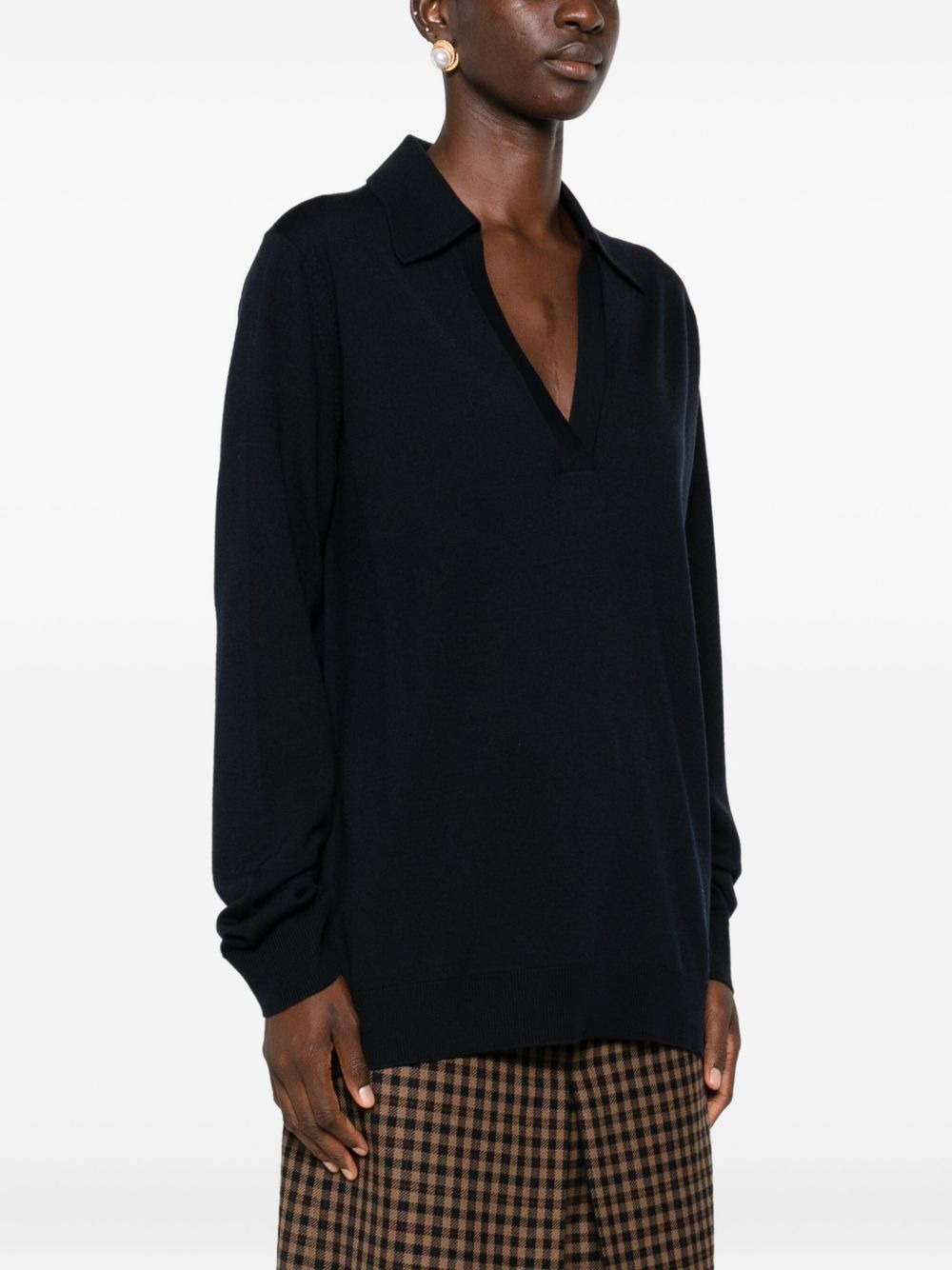 polo-neck logo top - 3