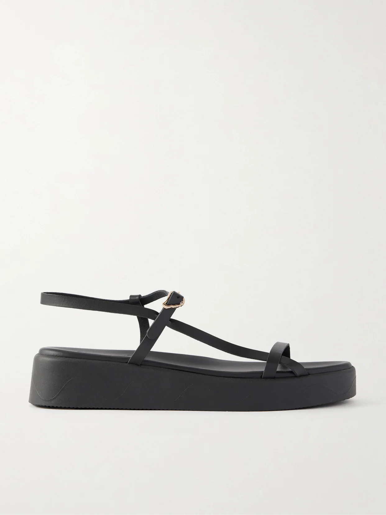 Politia Leather Platform Sandals - 1
