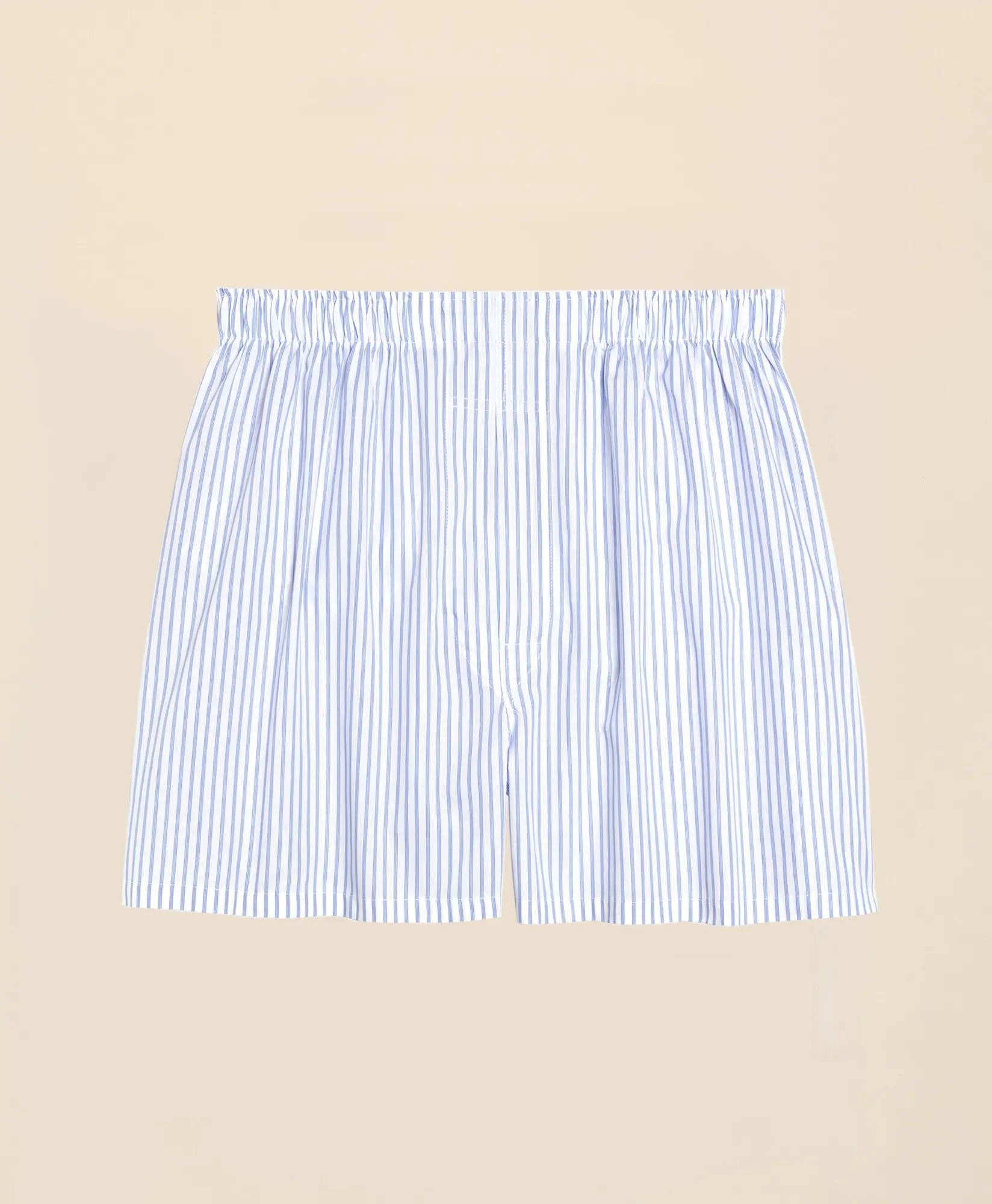 Cotton Broadcloth Ground Stripe Boxers - 1