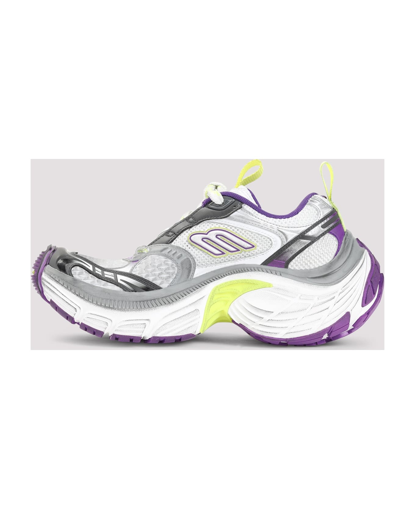 Multicolor Mesh And Rubber 6xl Sneakers - 4