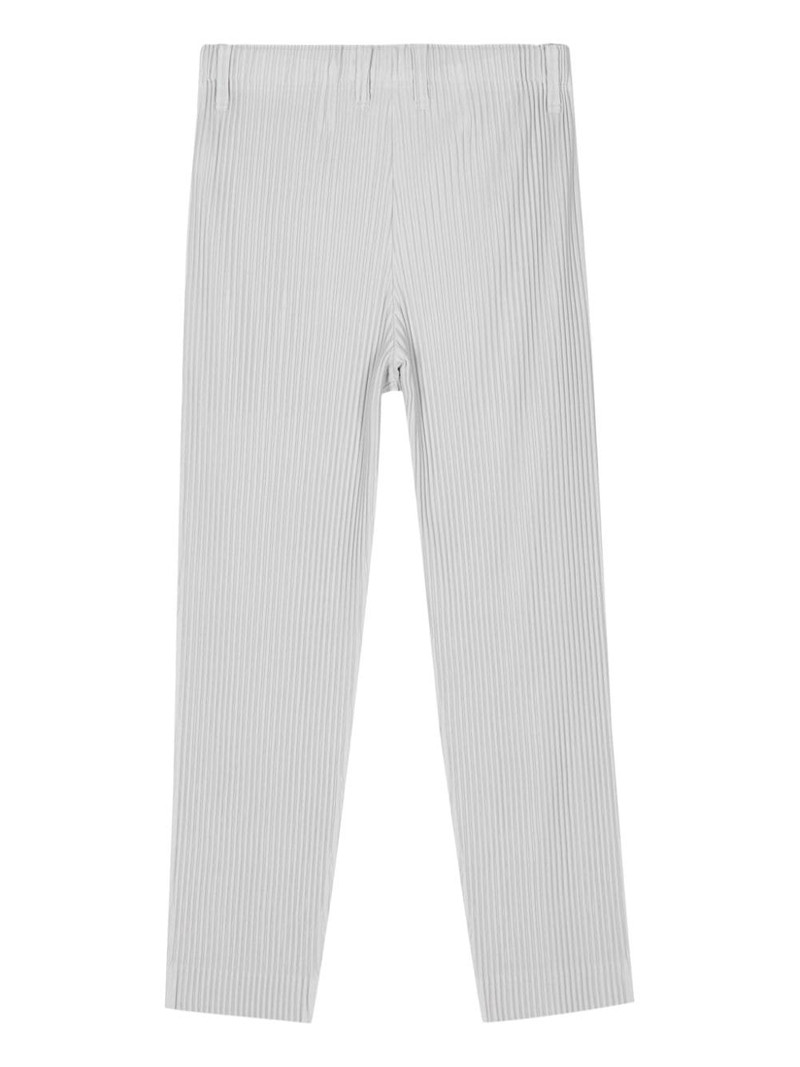 ISSEY MIYAKE plissé-effect trousers outlook