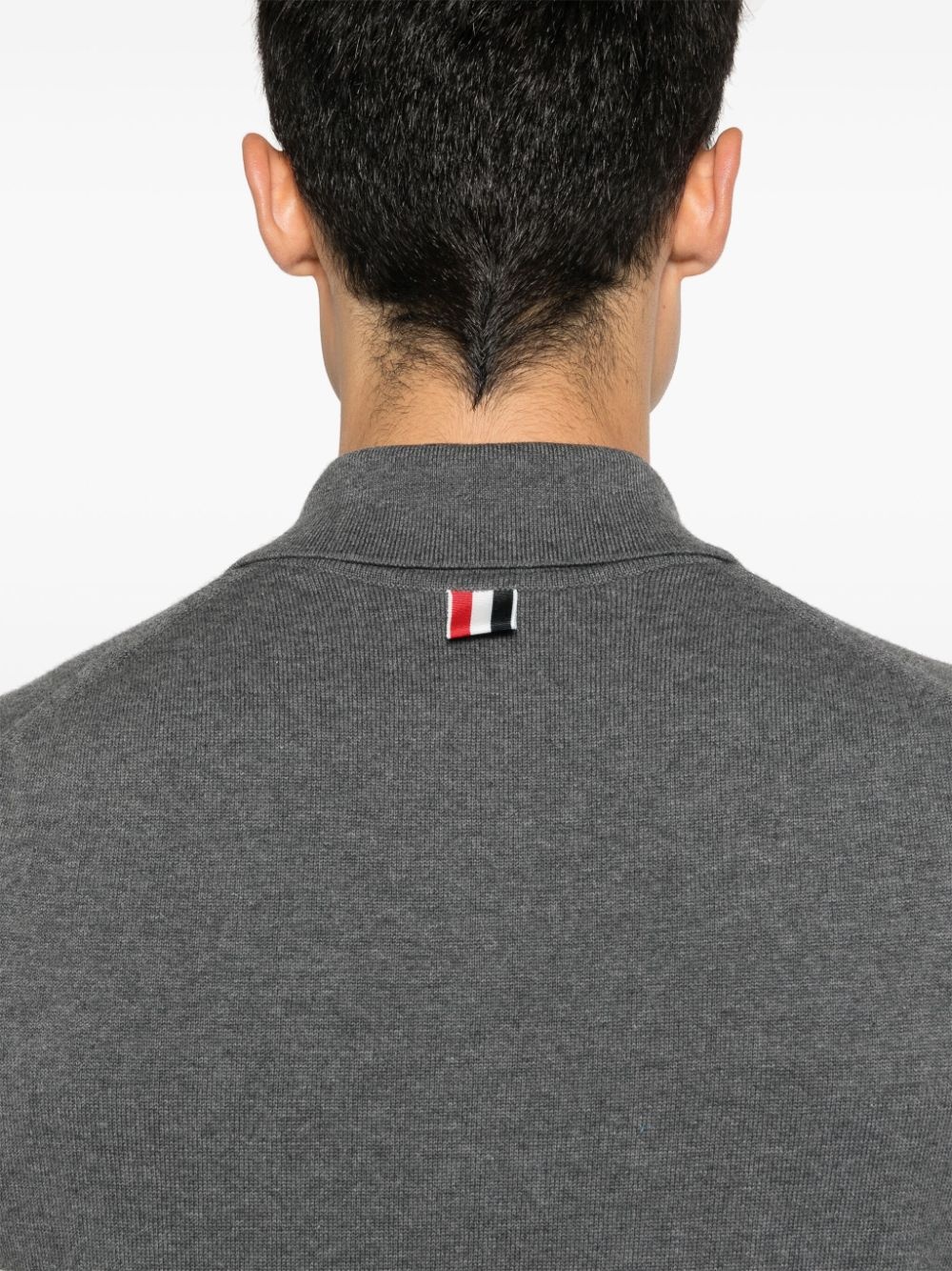 4-Bar cotton polo jumper - 5