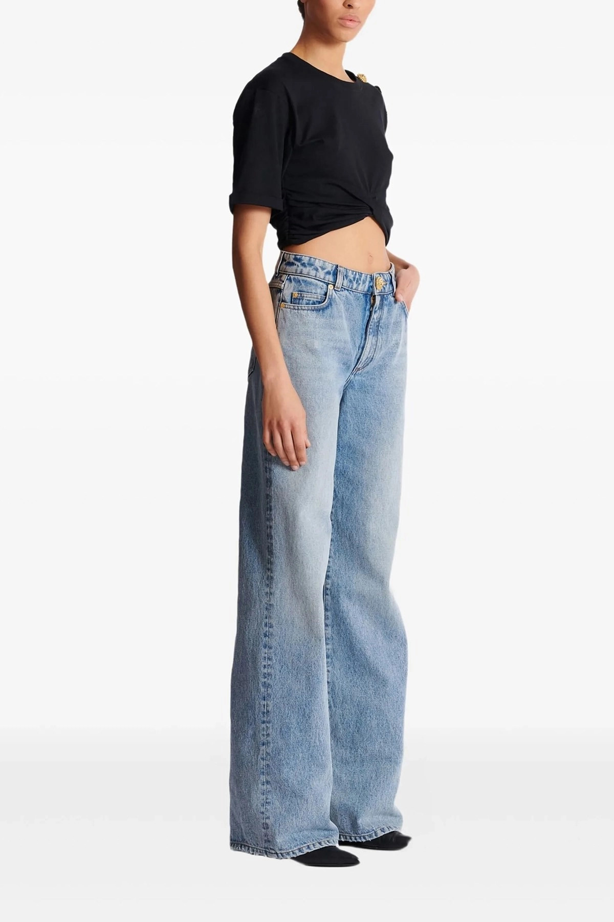 Straight leg jeans - 2