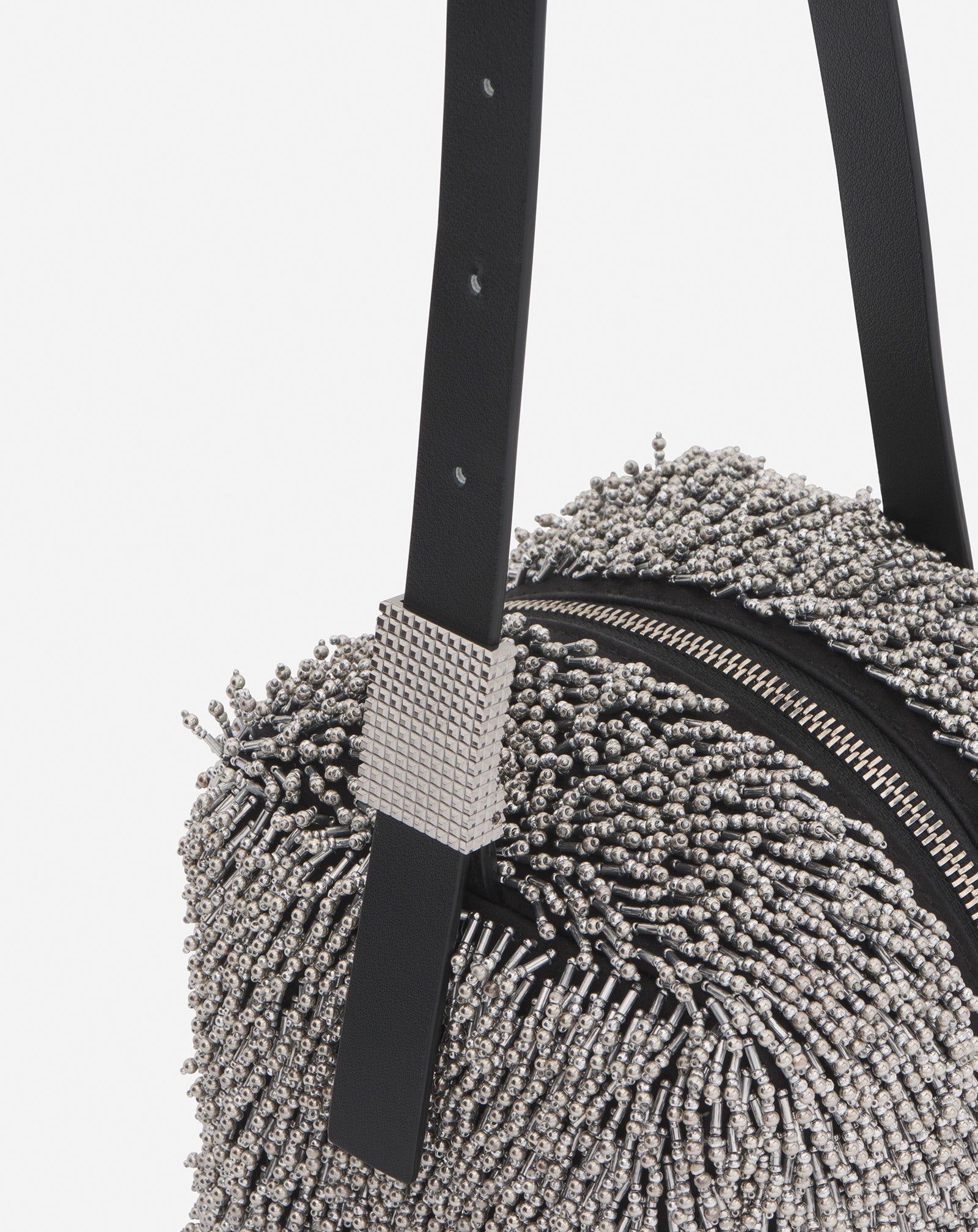 TEMPO BY LANVIN EMBROIDERED LEATHER BAG - 5