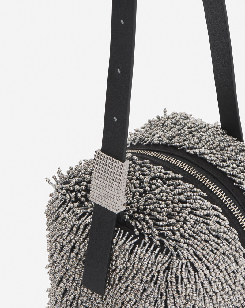 TEMPO BY LANVIN EMBROIDERED LEATHER BAG 5