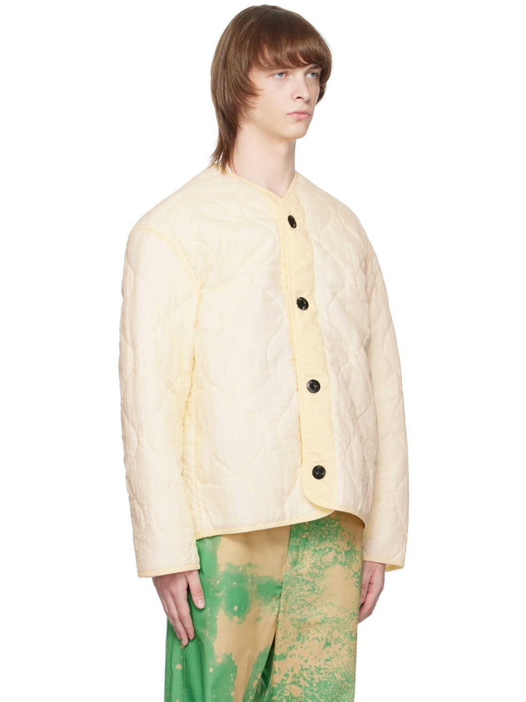 Off-White Quilted Jacket - 2
