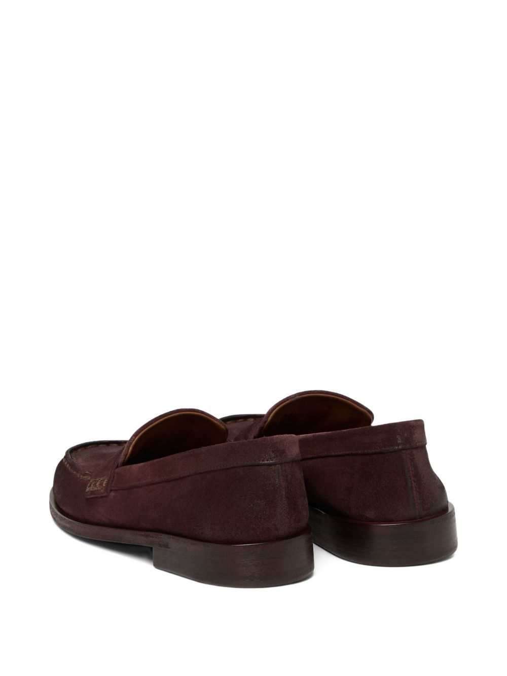 penny suede loafers - 3