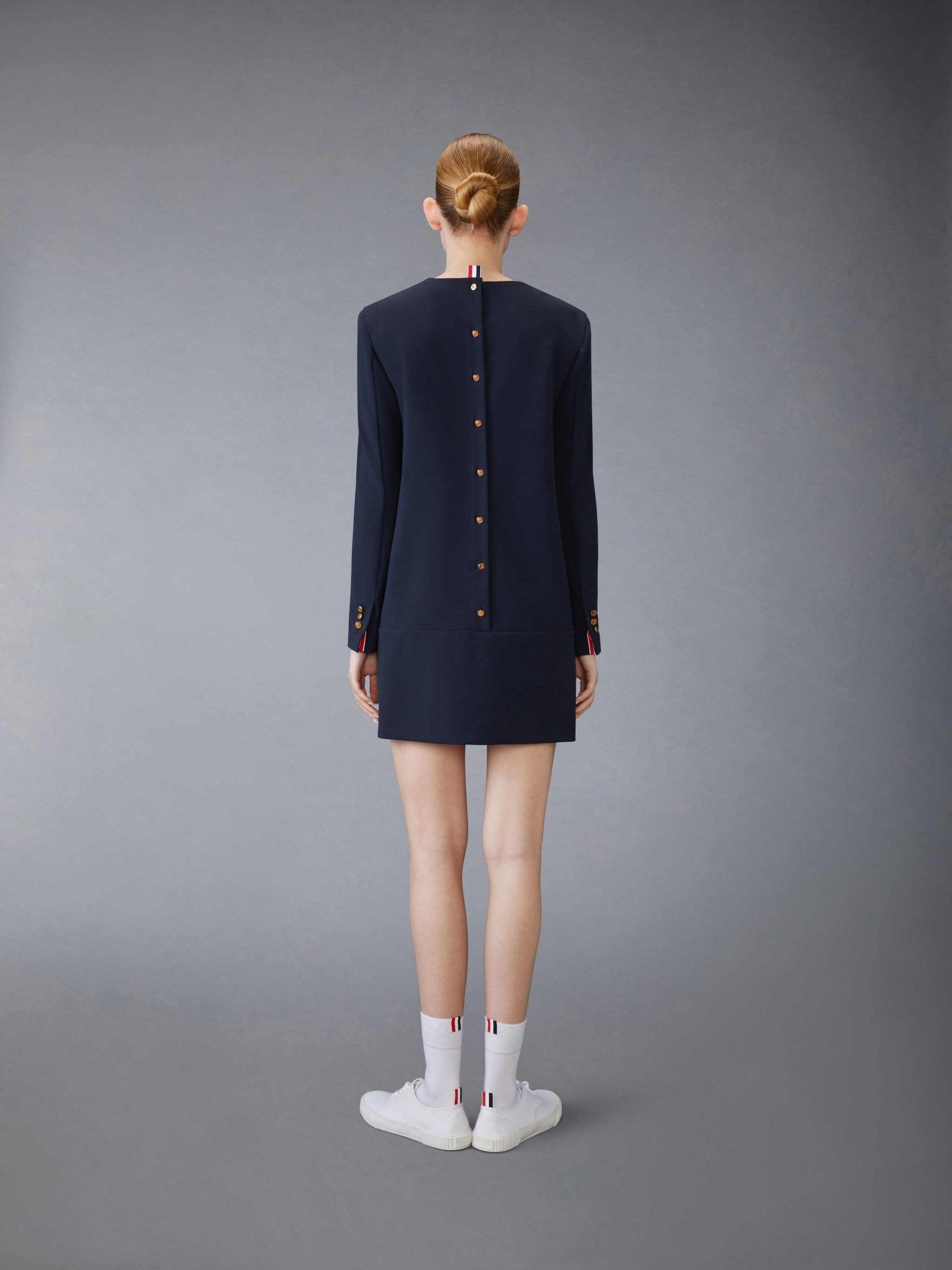 Wool Tech Milano Mini Shift Dress - 3