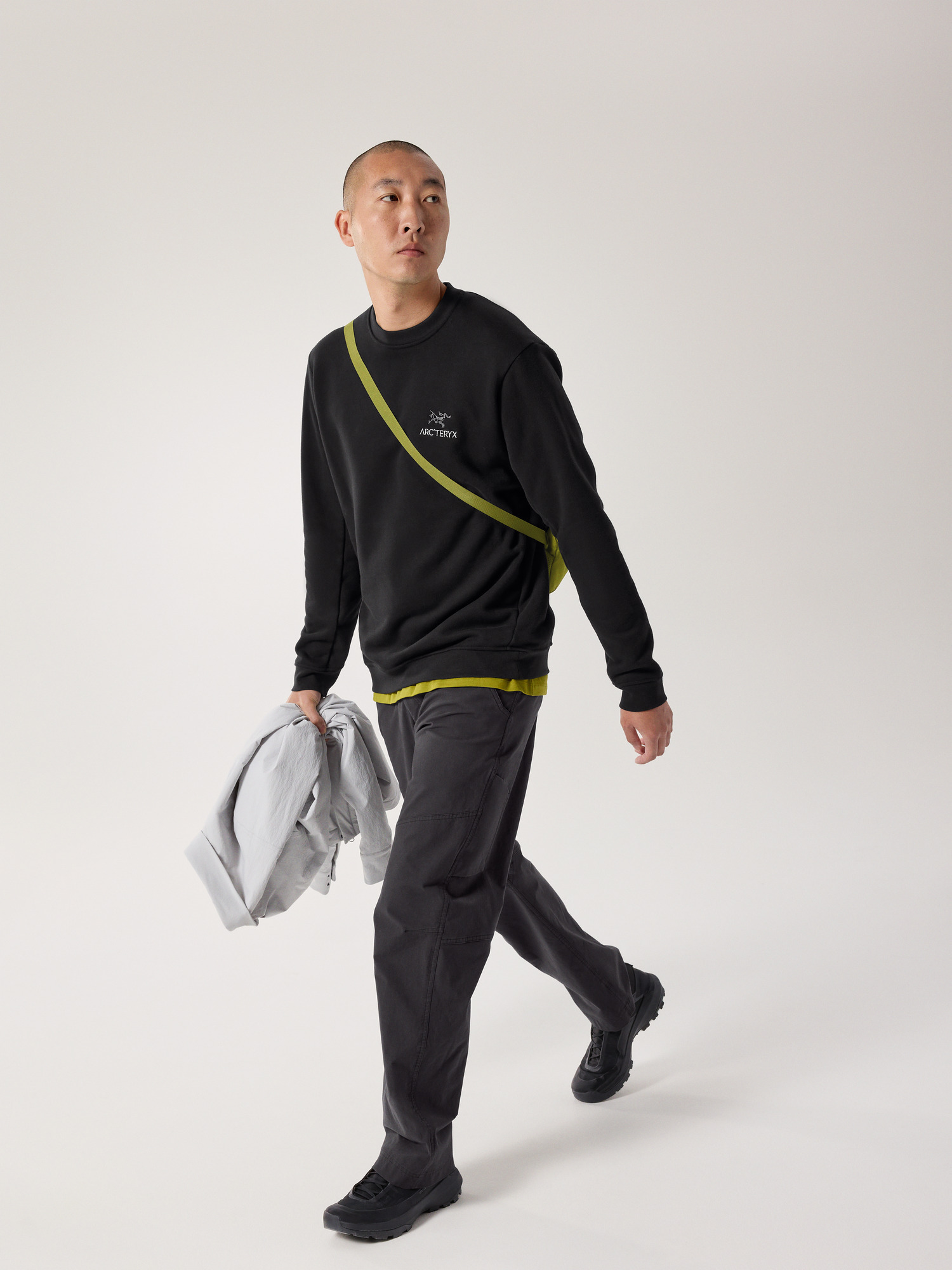 Emblem Fleece Crew Neck Pullover - 4
