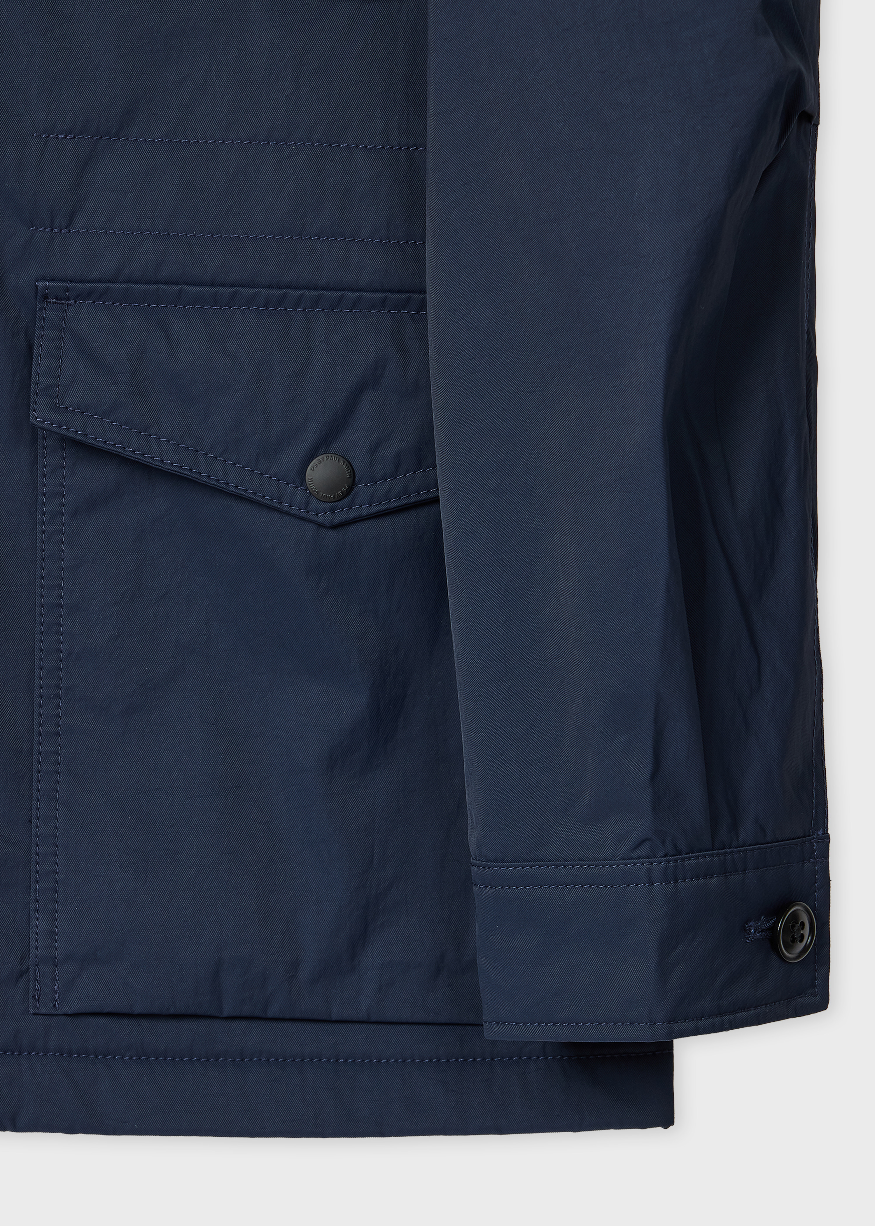 Navy Nylon Field Jacket - 2