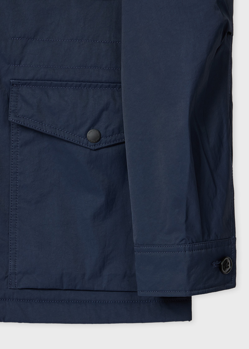 Paul Smith Navy Nylon Field Jacket outlook