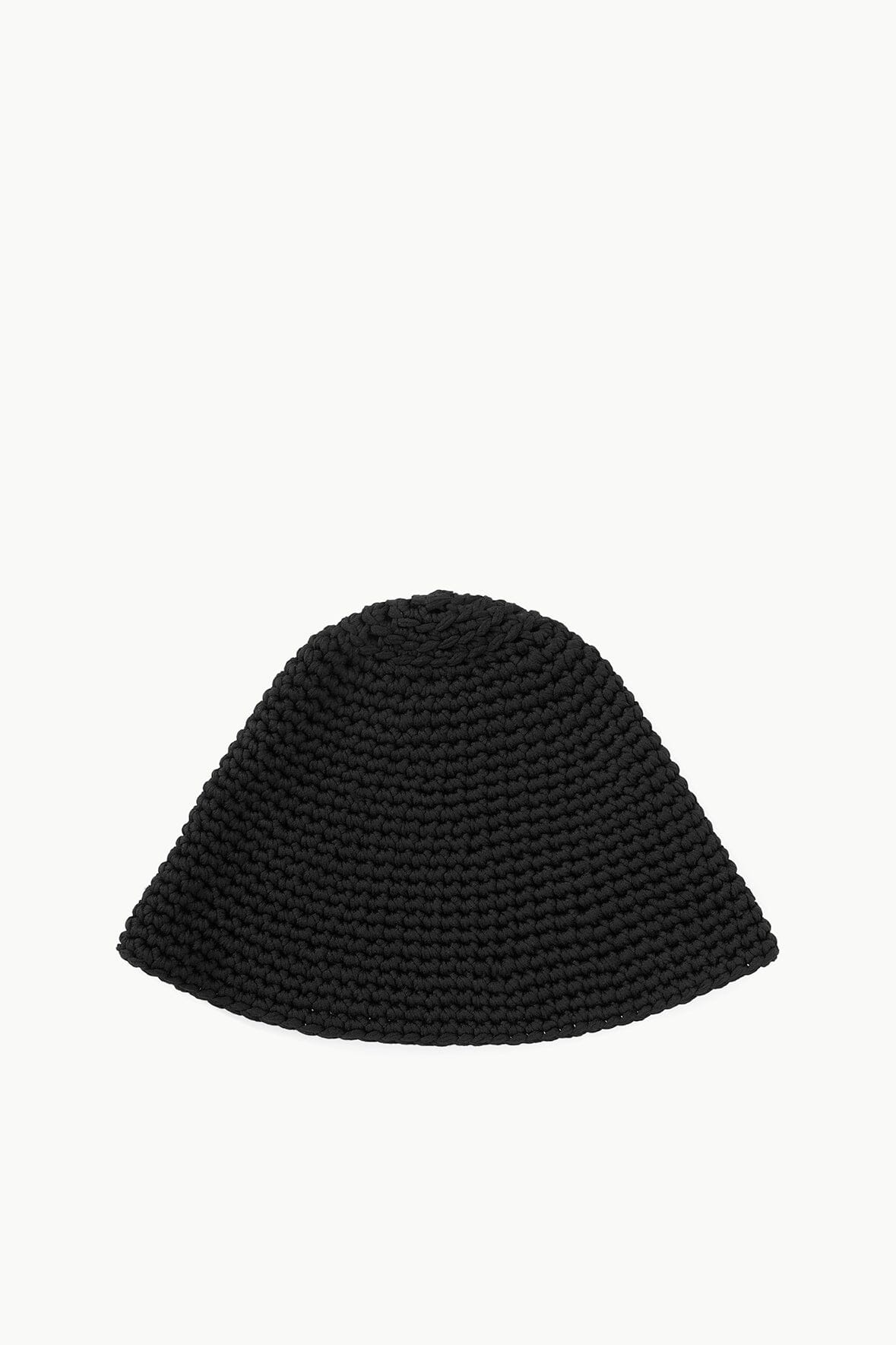 STAUD CROCHET HAT BLACK - 4