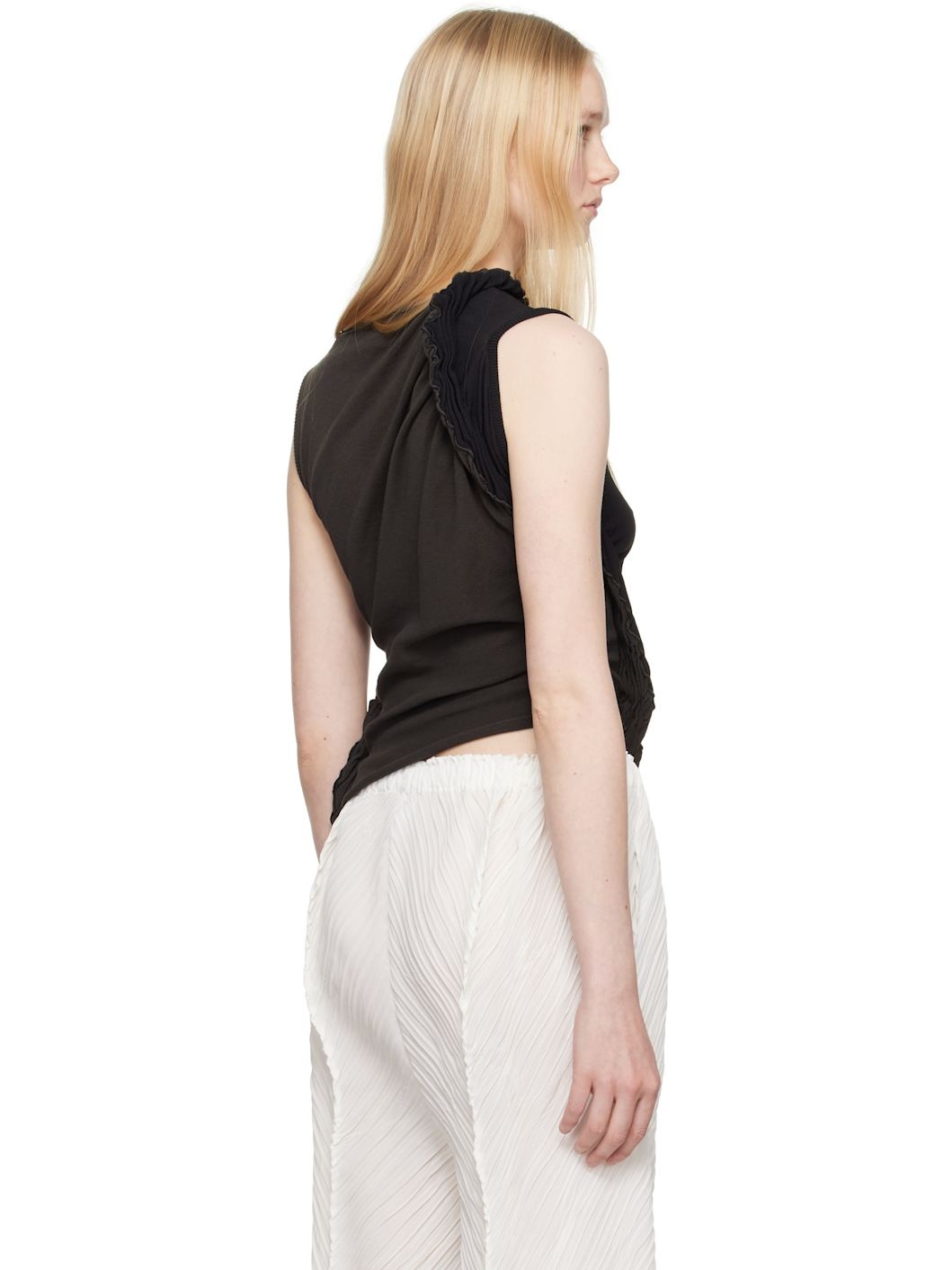Black & Gray Beanstalk Tank Top - 3