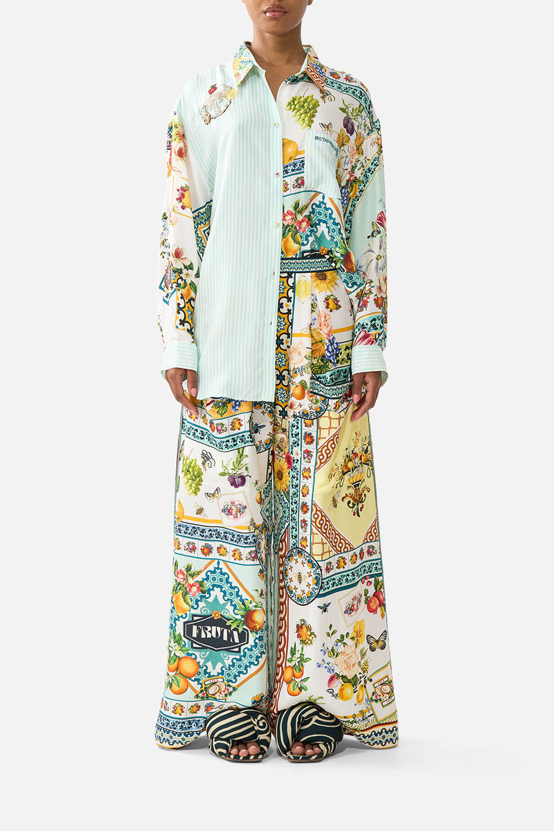 CAMILLA WIDE LEG TROUSER WITH FRONT POCKETS outlook