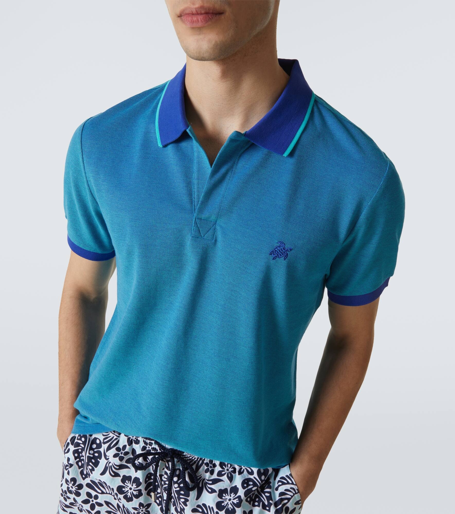 Palatin cotton piqué polo shirt - 5