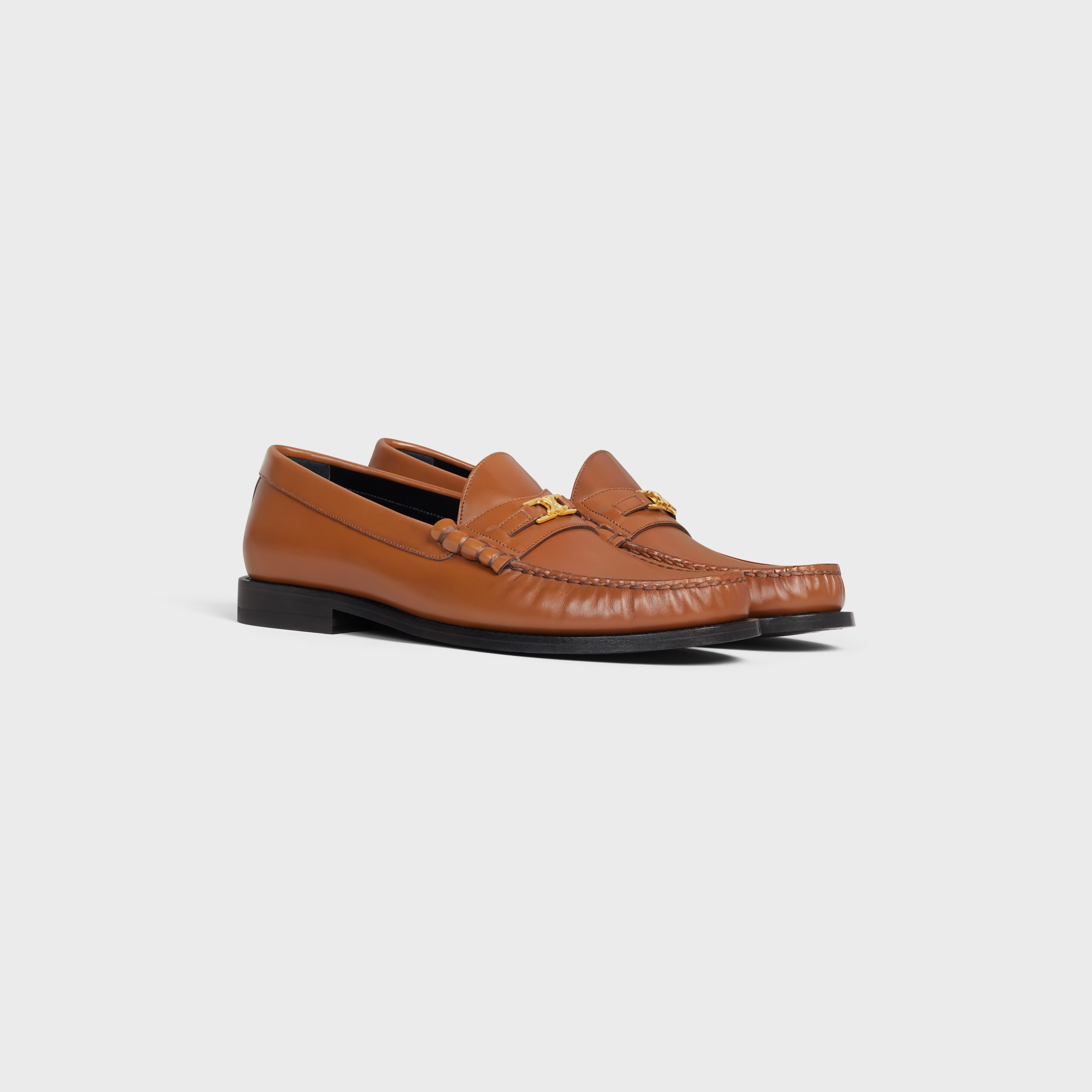 CELINE LUCO Triomphe loafer in POLISHED BULL - 2