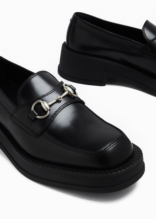 Gucci Horsebit Leather Loafers - 3