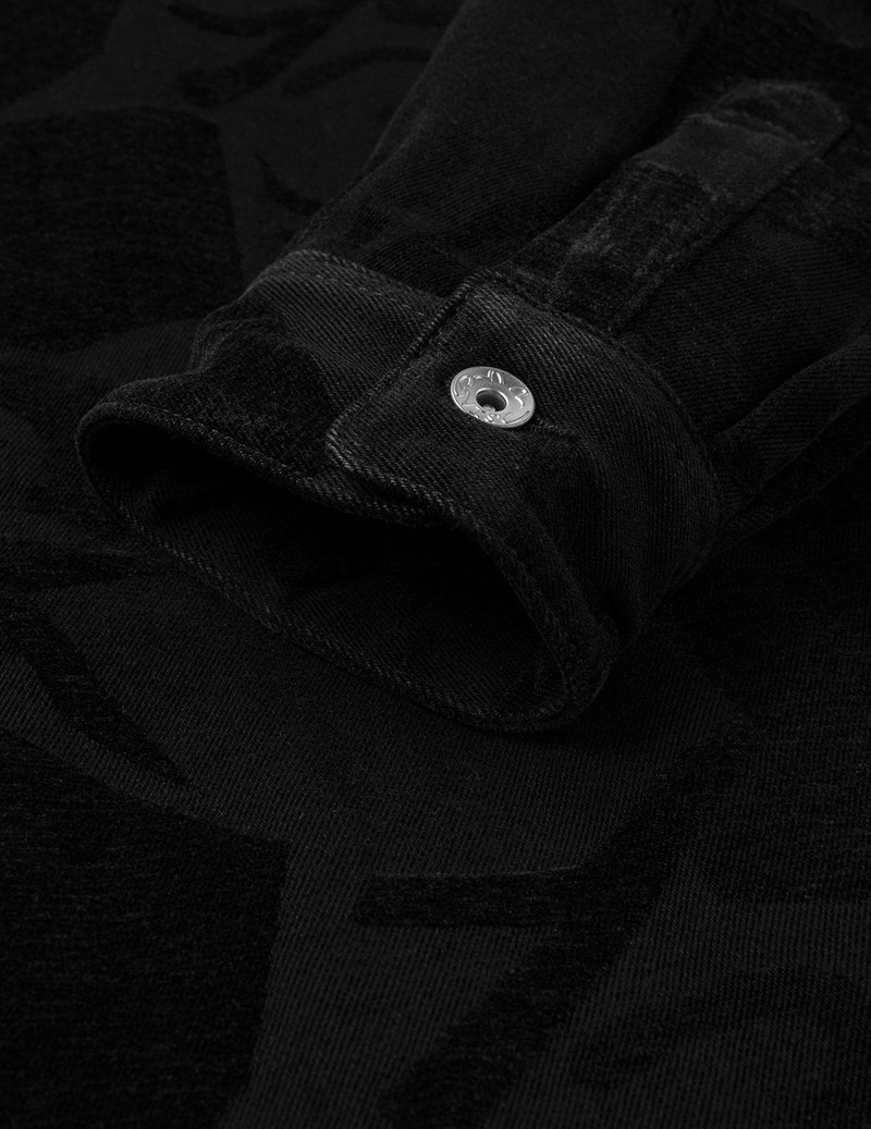 Allover Seagull Jacquard  Regular Fit Chore Jacket 9