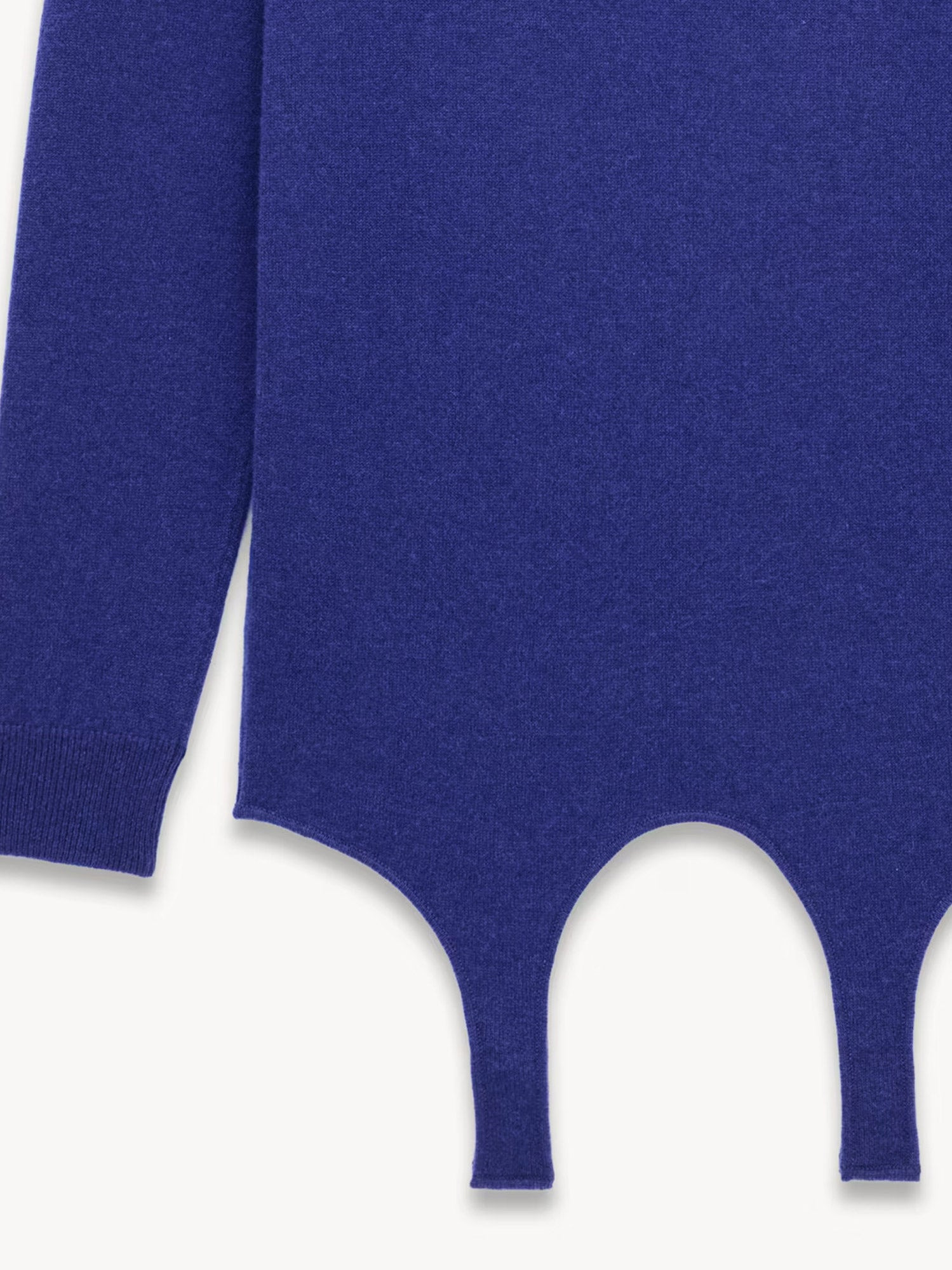 Cashmere Sweater With Garter Detail - 4