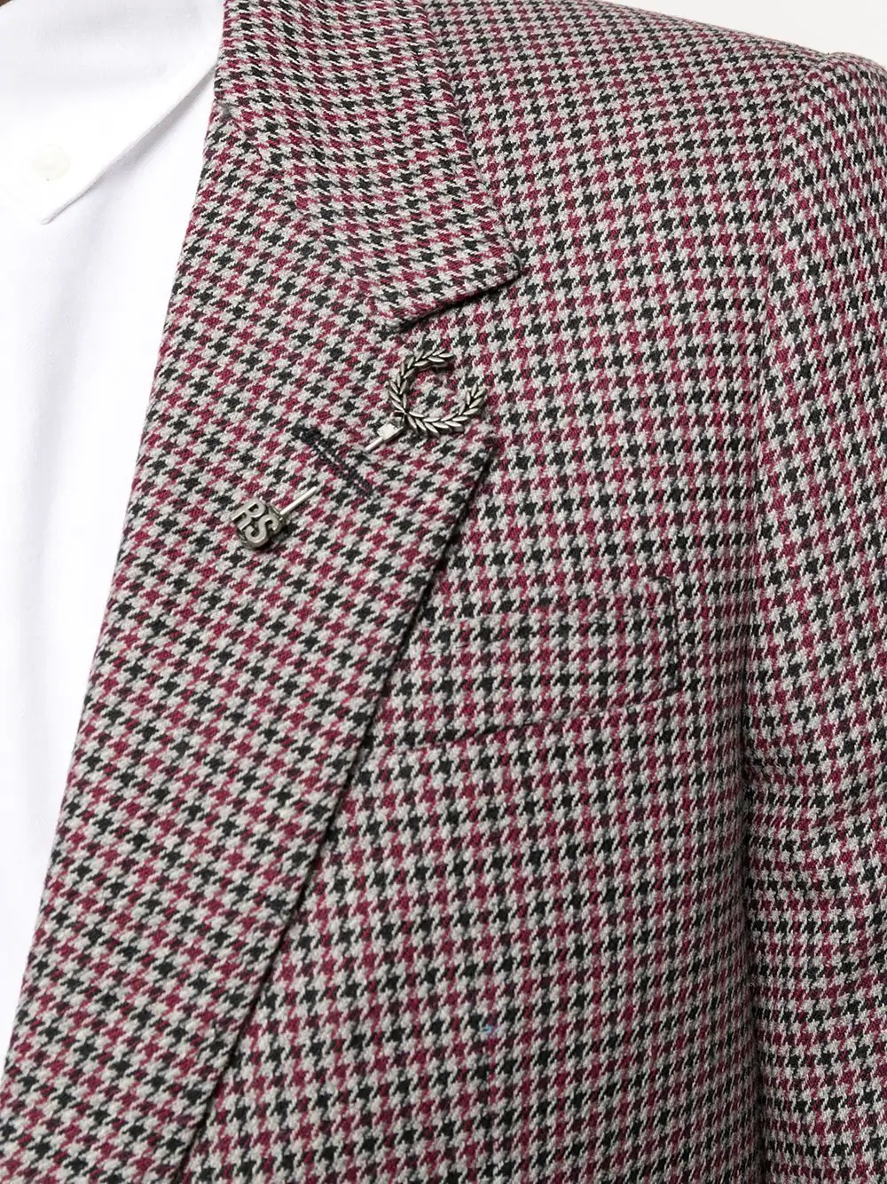 houndstooth blazer jacket - 5