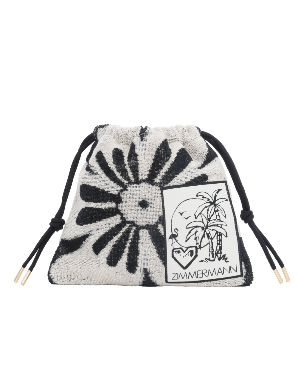 TOWELLING DRAWSTRING POUCH - 6