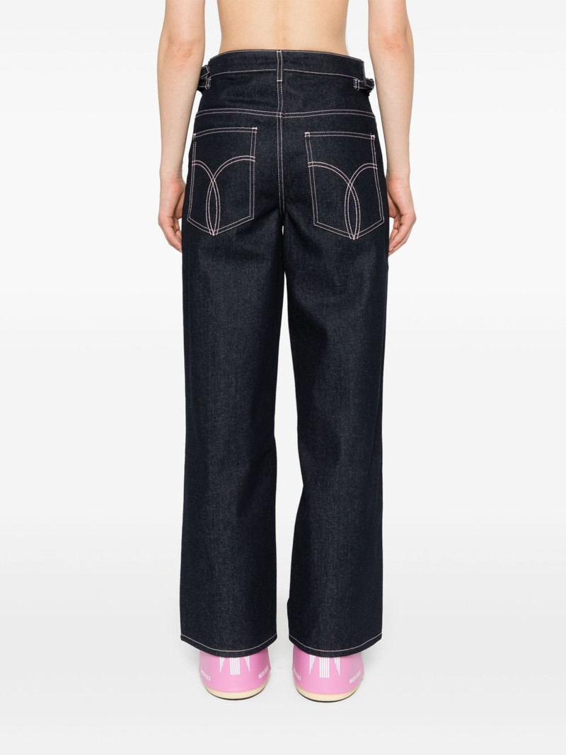 high-rise straight-leg jeans 4