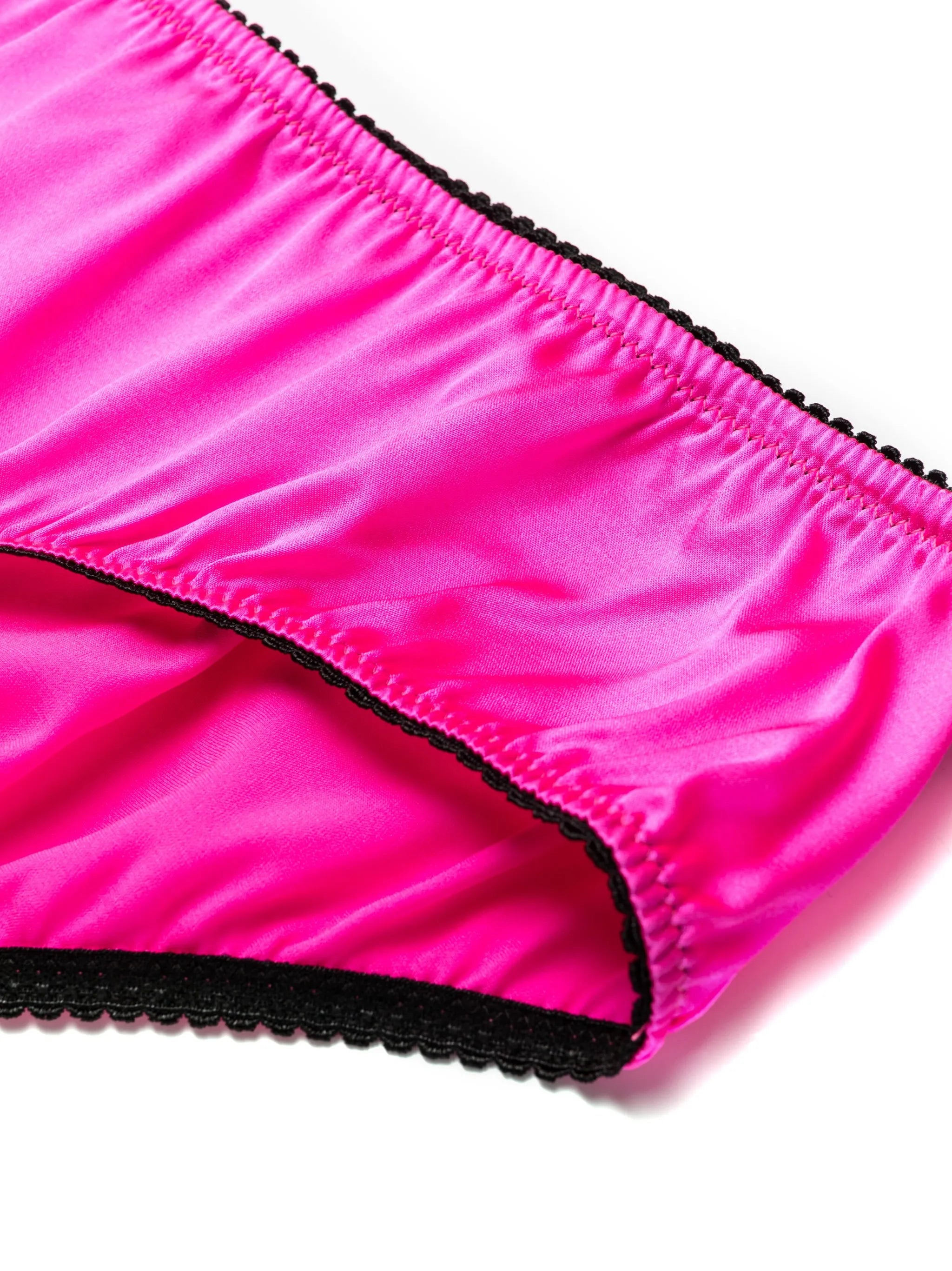 mid-rise satin briefs - 3